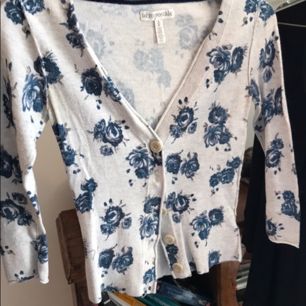 Floral cardigan